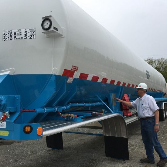 Final Inspection on LNG Trailer
