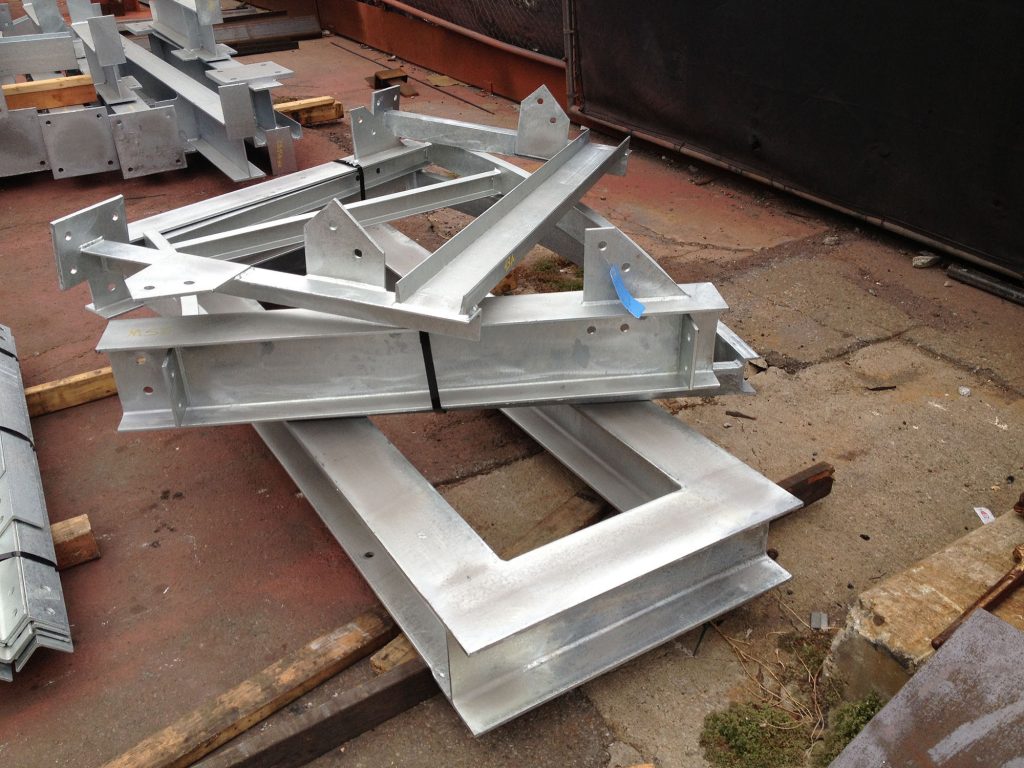 Galvanized Platforms and Column Supports