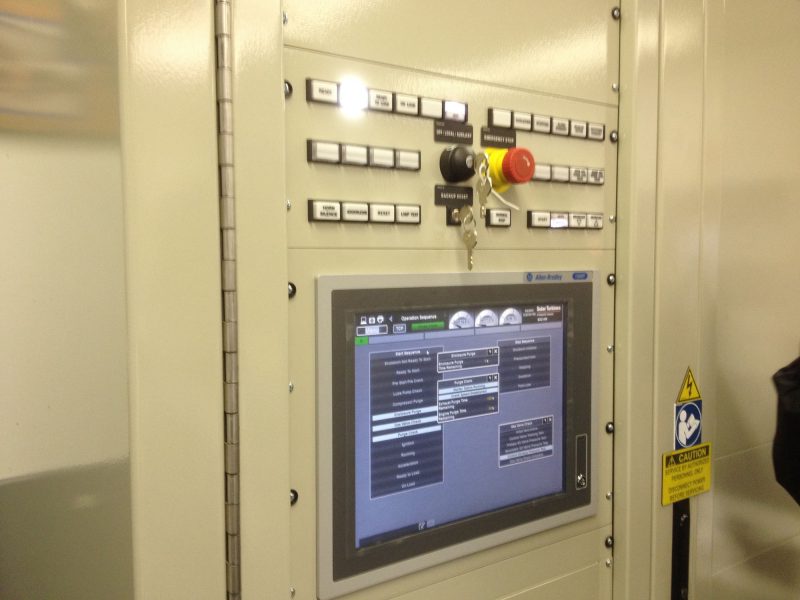 Remote Control Panel with HMI for Gas Turbine Engine