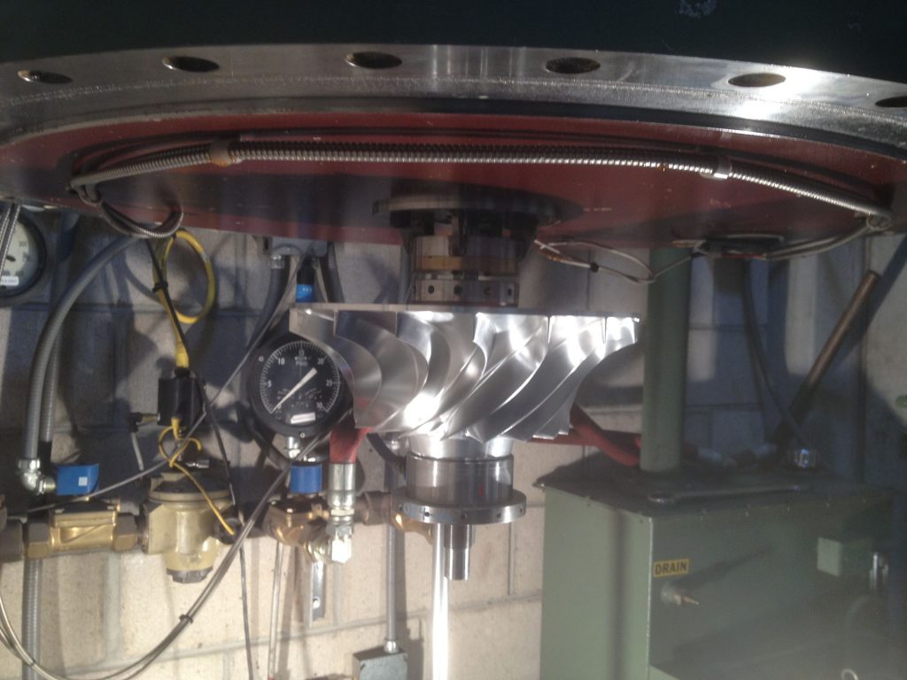 Compressor Impeller Overspeed Testing in Pit