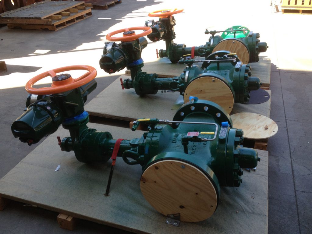 Motor Operated API6D Valves Shipping to Canada