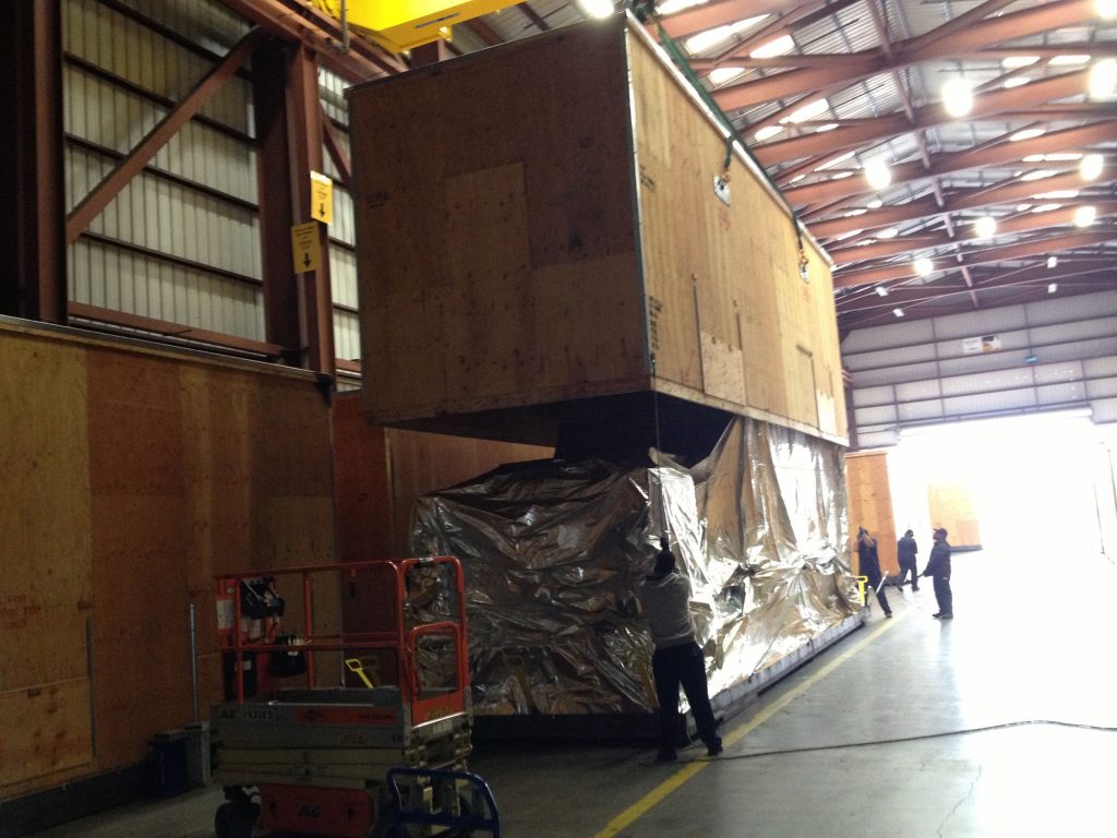 Packing Driver Skid for Shipment
