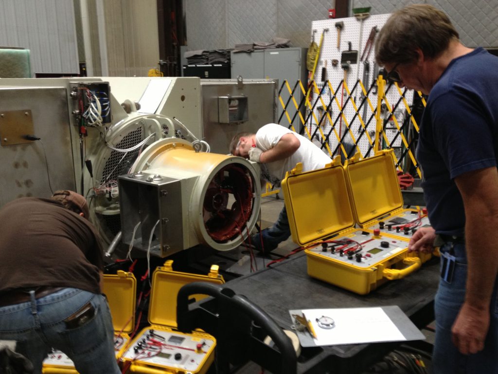 Resistance Testing on Generator Windings